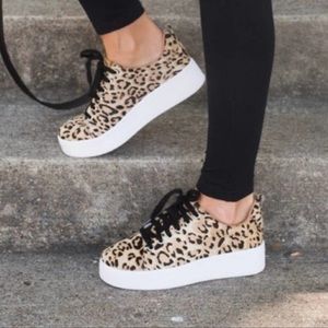 Halogen Leopard Print Sneakers